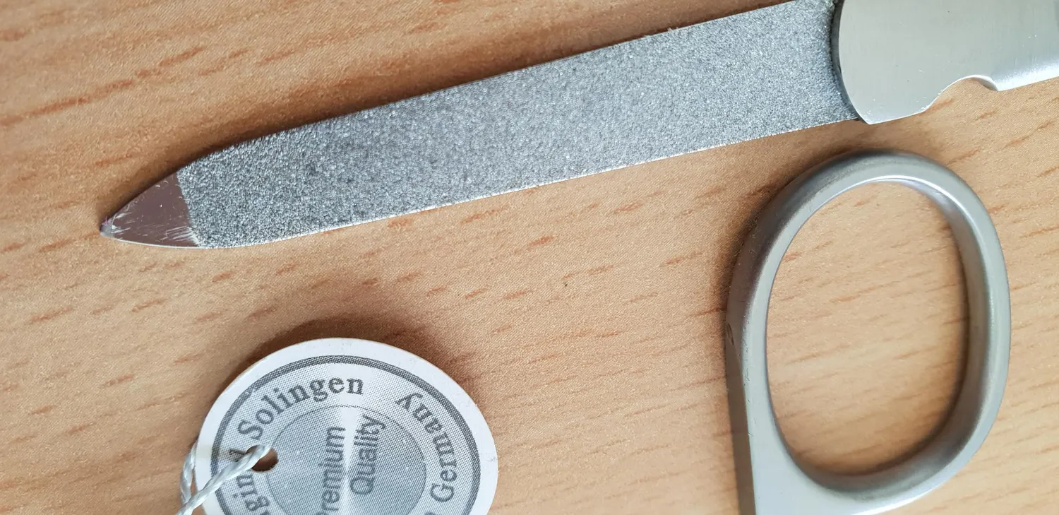 Nippes Solingen Premium Line Whiskey Maniküre Set 6-teilig Rindsleder