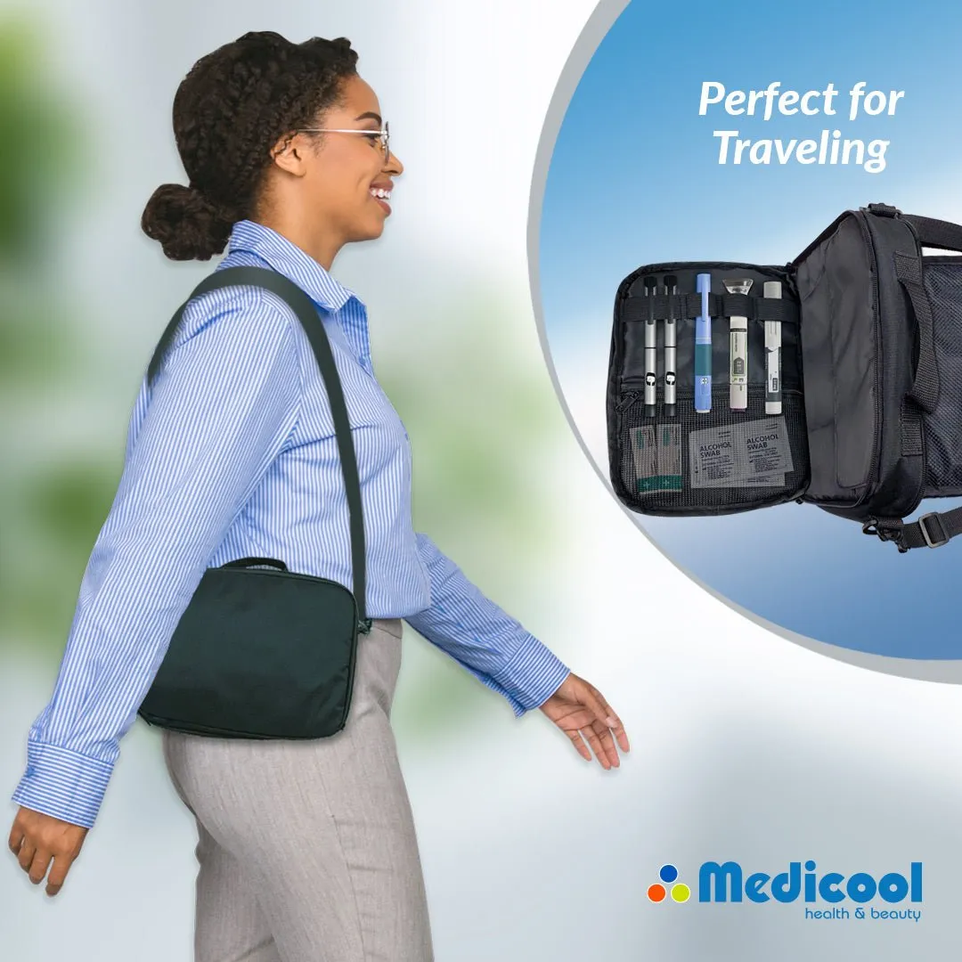 Medicool GLP-1 Kühltasche Groß mit Kühlakku