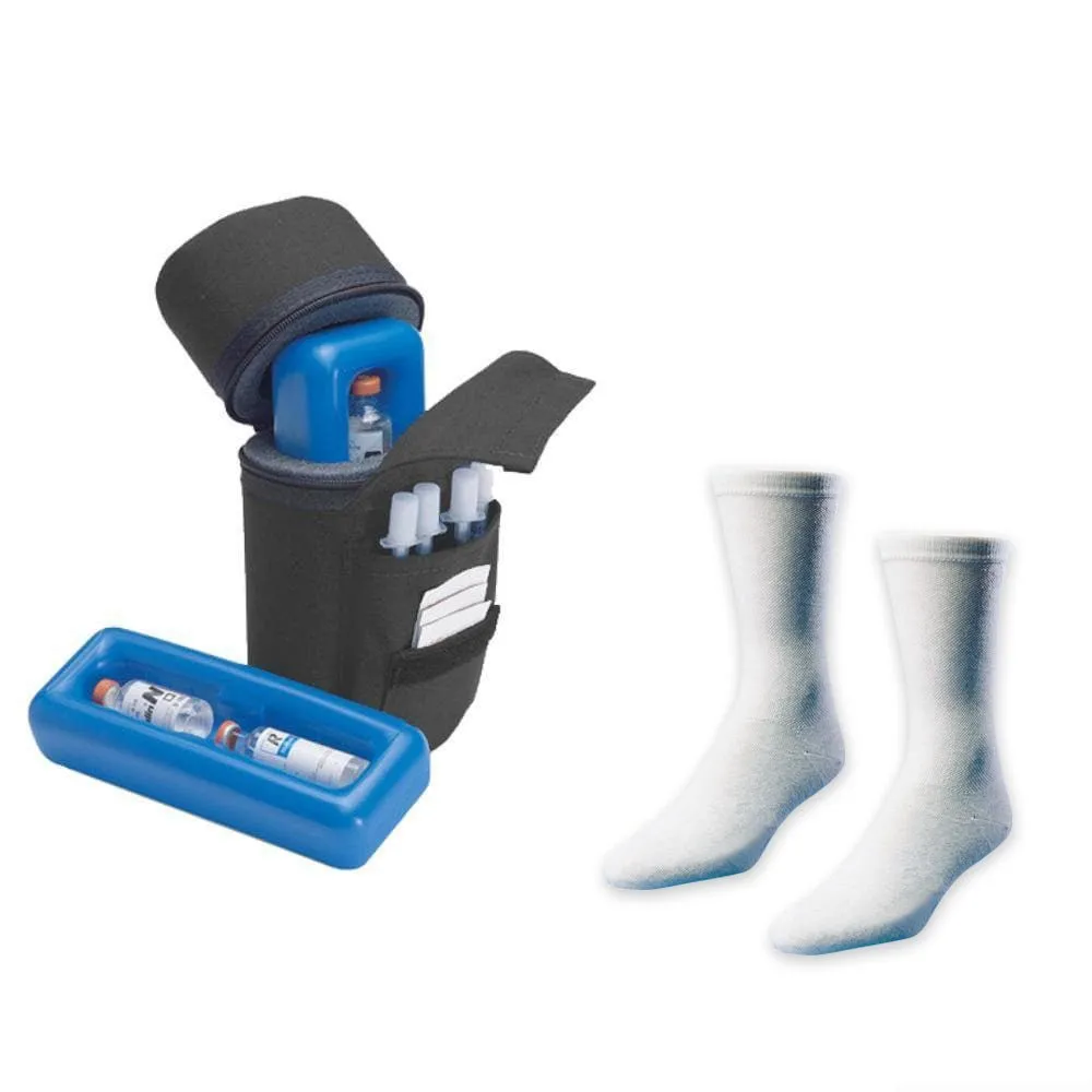 Medicool Insulin Protector Kühltasche Socken Set