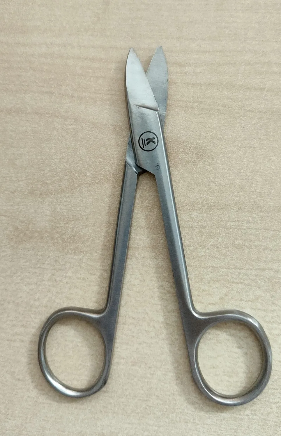 K-Pro Fußnagelschere gebogen Schere 11 cm Chirurgenstahl scharf