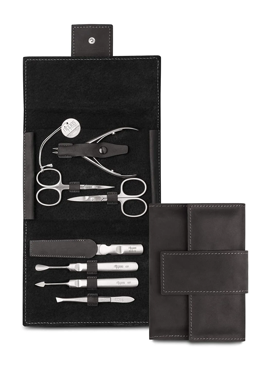 Nippes Solingen Premium Line Tabard 1028 Maniküre-Set 4-teilig schwarz