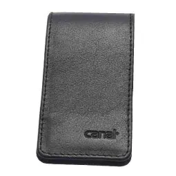 Canal 5383 Reise-Etui Leder schwarz leer 10 cm