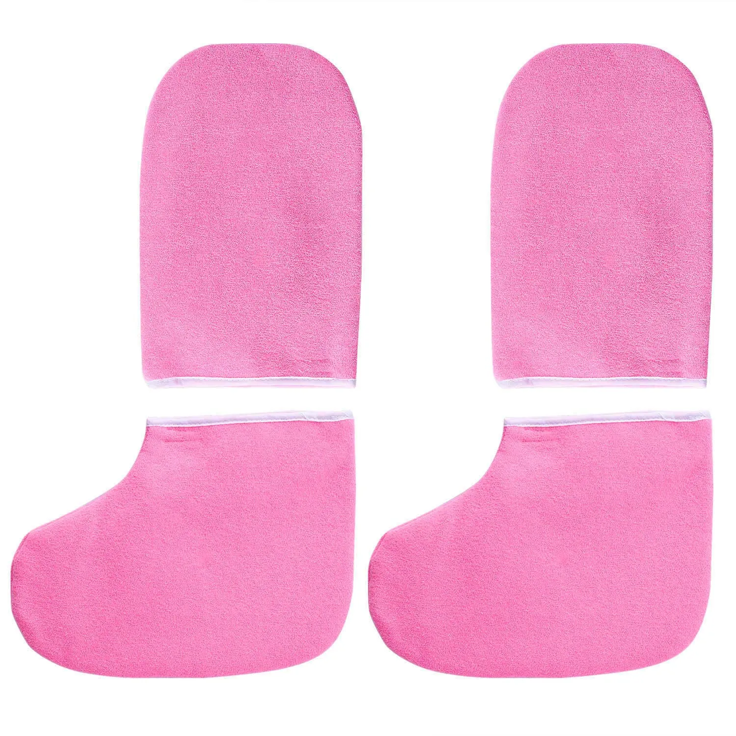 Noverlife Paraffin Handschuhe Stiefeletten Pink Set