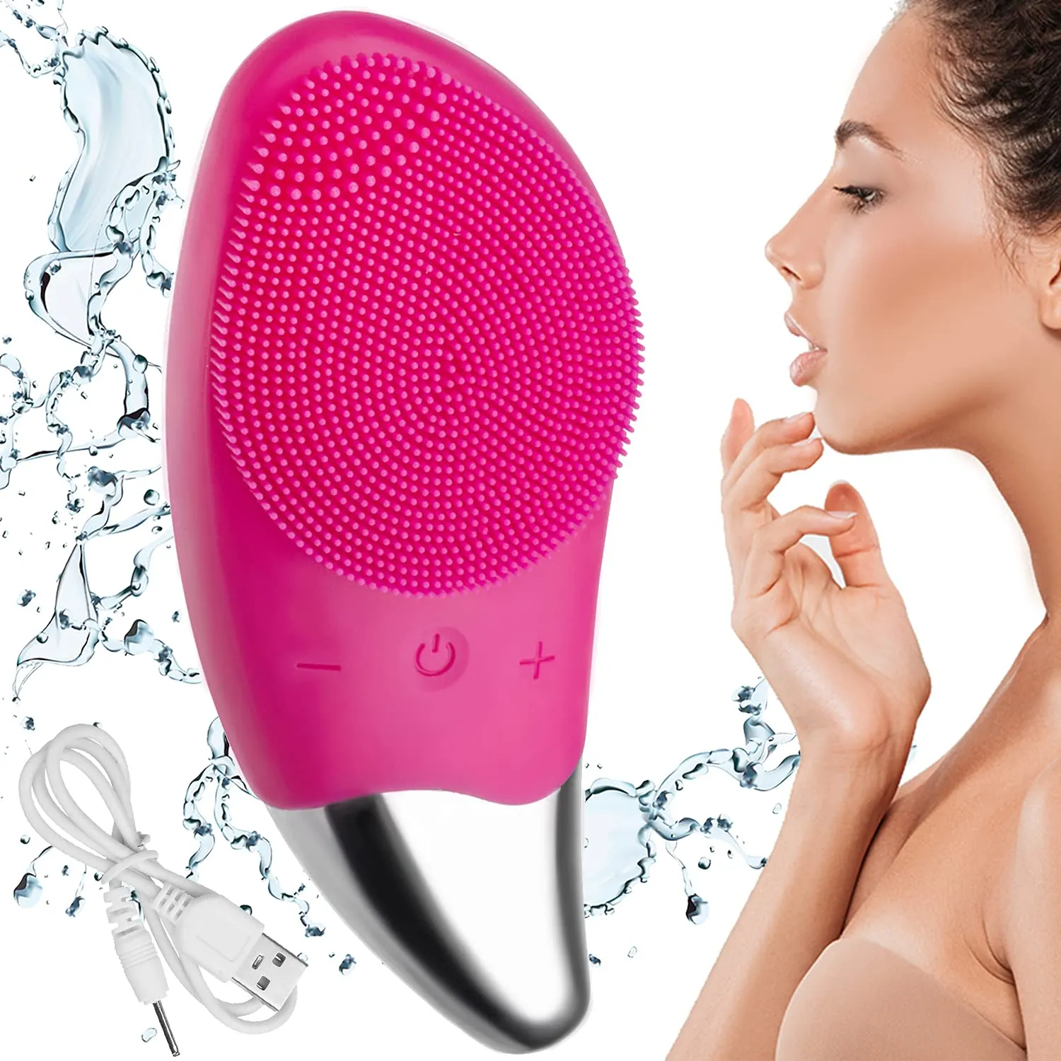 Beautylushh 15442 Gesichtsreinigungsbürste Silikon
