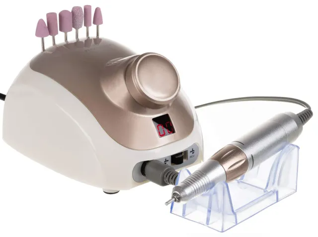 Beautylushh Nagelfräser Set elektrisch Gold 166-teilig LCD
