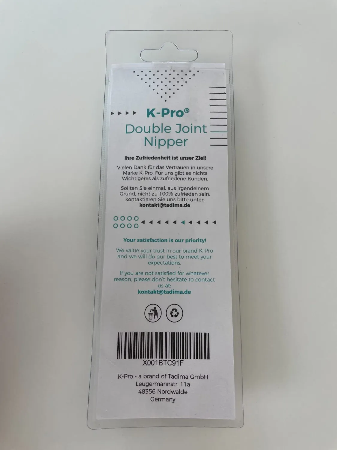 K-Pro Nagelzange für dicke Zehennägel 15,5 cm Profi