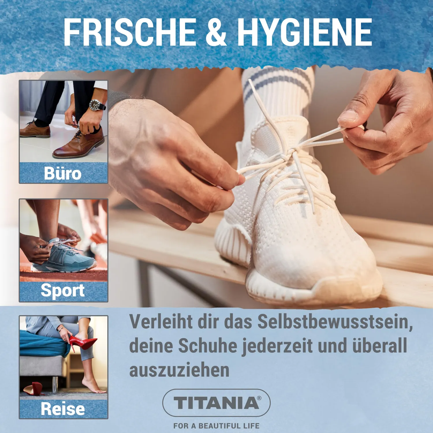 Titania Schuh Deo Spray Zitrone 150 ml vegan