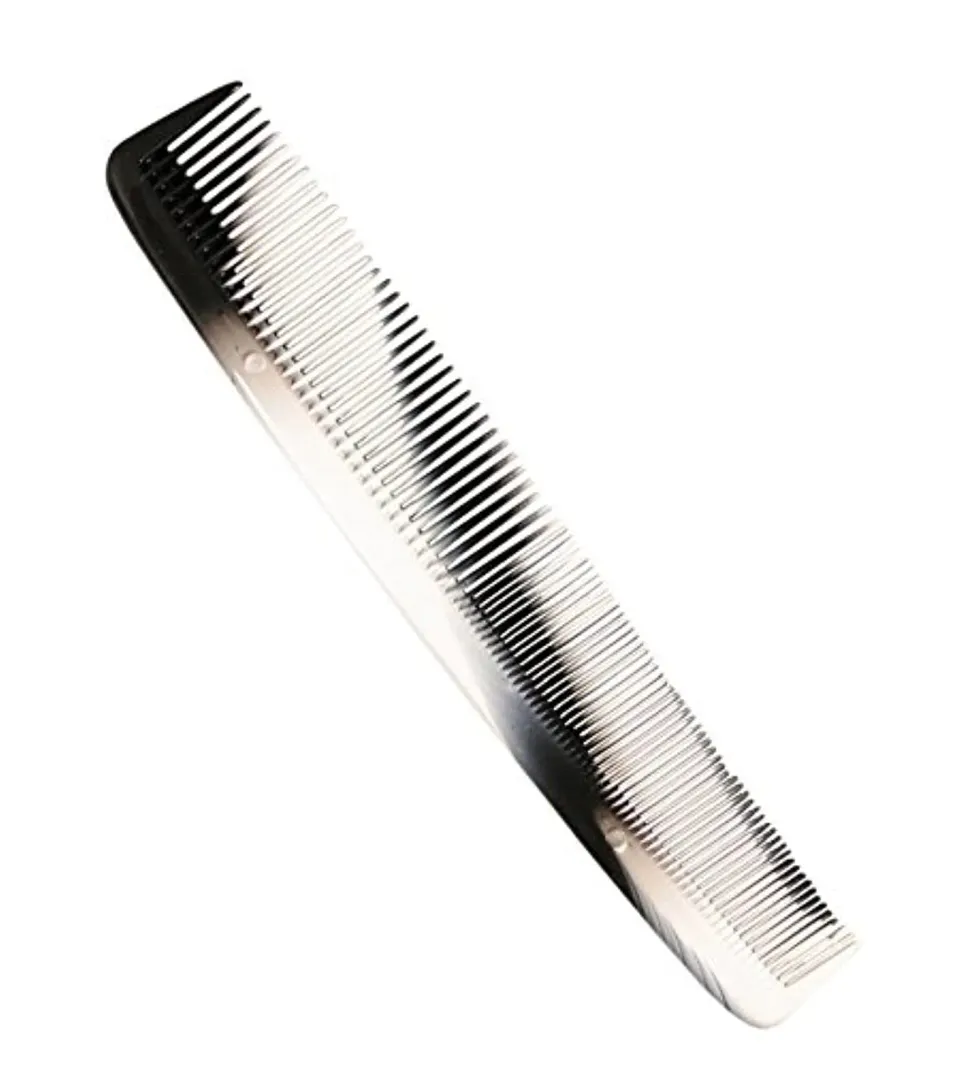 Titania Men Herrenkamm 17,5 cm schwarz-weiß marmoriert
