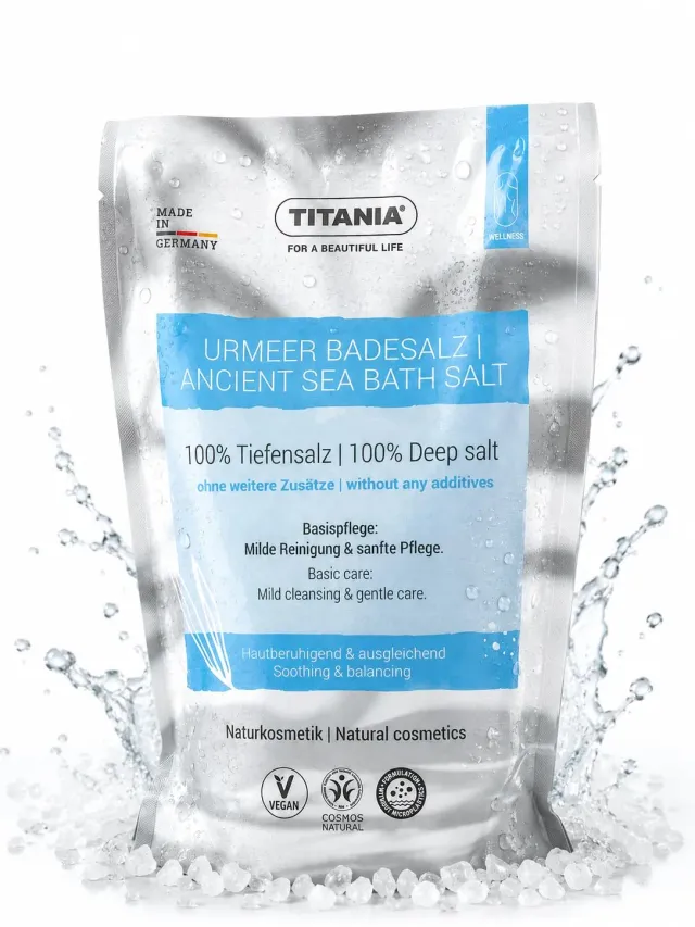 Titania Urmeer Badesalz 450 g Tiefensalz pur