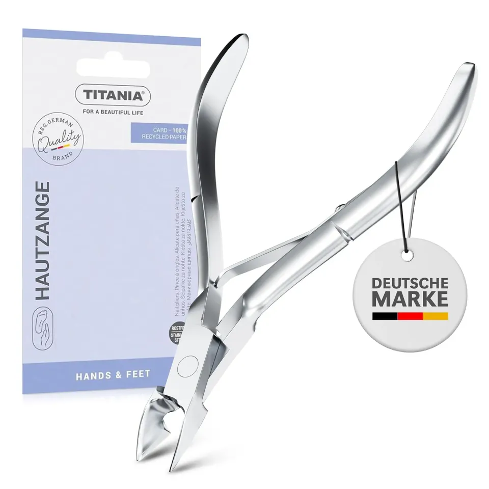 Titania Hands Nagelhautzange 10 cm Edelstahl Cutter