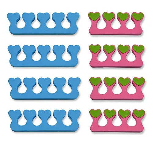 K-Pro Zehenspreizer & Fingerspreizer Set Schaumstoff 8 Stück weich