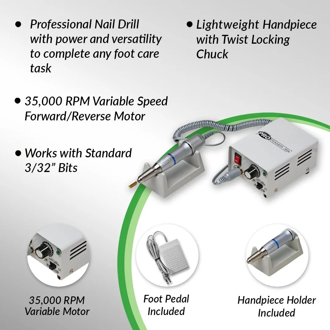 Medicool Pro Power 35K Nagelfräse Diamant Bit-Set 1 Profi
