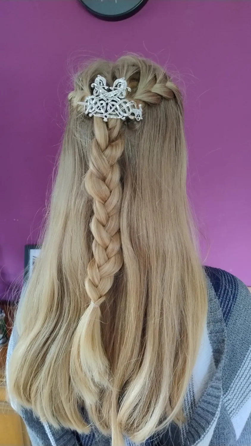 Noverlife Keltische Haarnadeln Haarspangen silber 5er Set