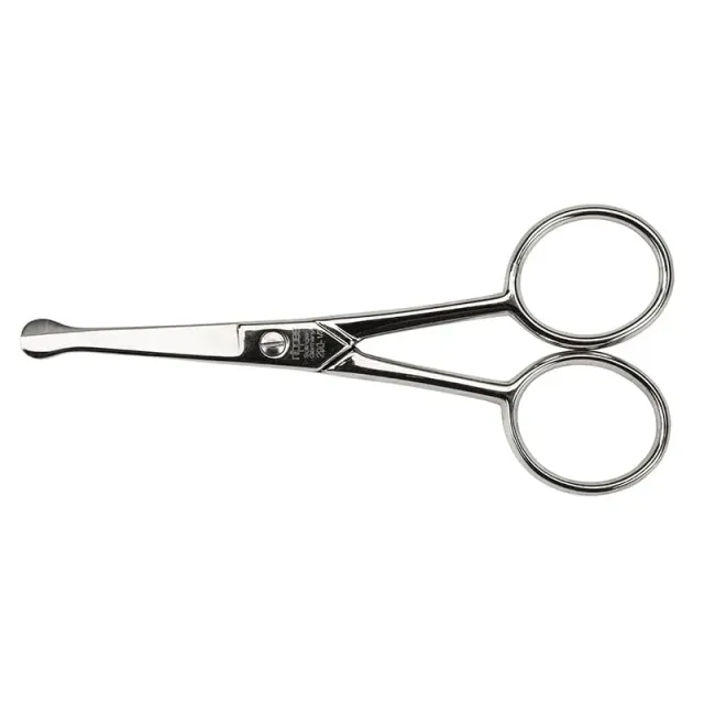 Nippes Solingen Herrenschere gebogen 10 cm Sicherheitsspitze