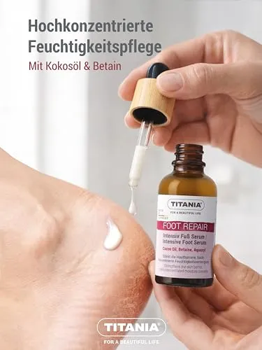Titania Intensiv Fußserum 30 ml Kokosöl vegan