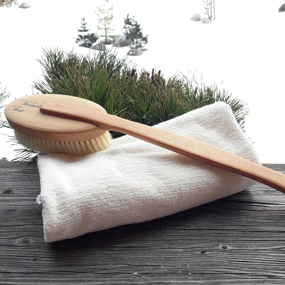 Canal Instrumente 9451-09 Badebürste mittel Naturborsten Buche 40,5 cm