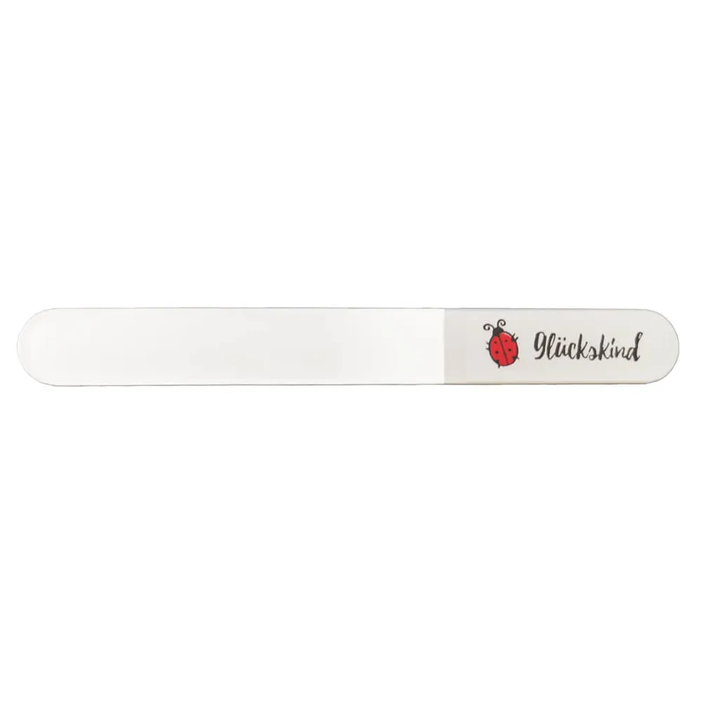 Canal Instrumente Baby Glasnagelfeile Nagelfeile weiß 9 cm sanft
