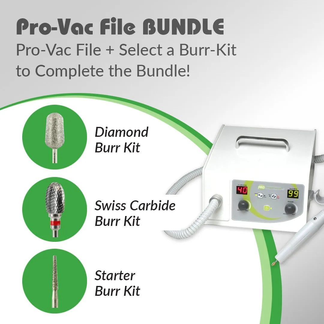 Medicool Pro Vac File Fußpflegefräser Absaugung Diamant Kit 1