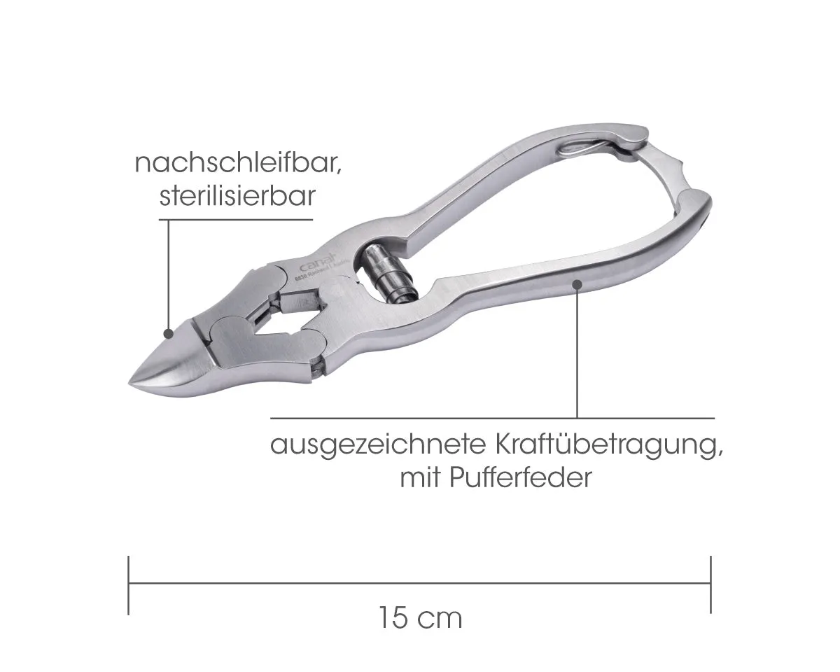 Canal Instrumente Übersetzungszange 12 cm Edelstahl