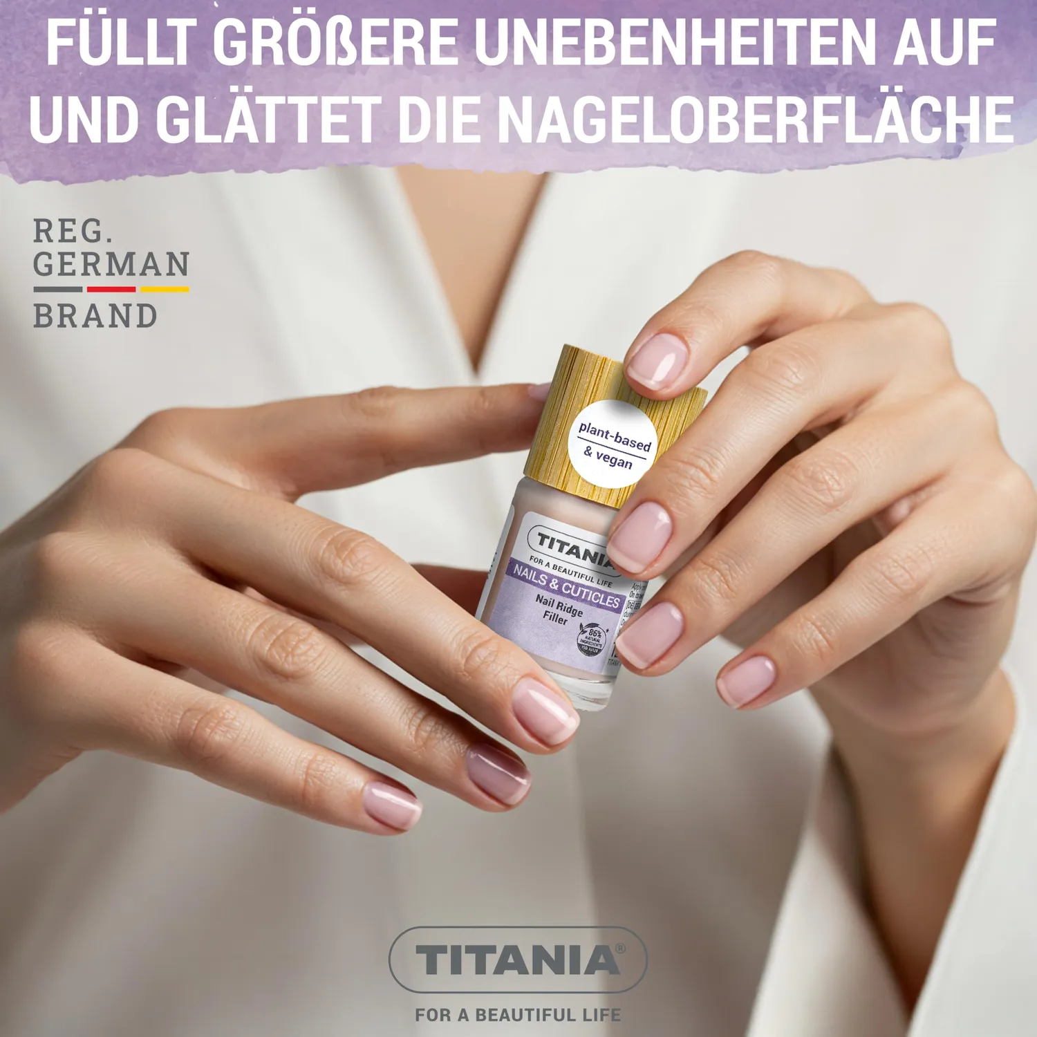 Titania Ridge Filler Nagellack Rillenfüller 12 ml