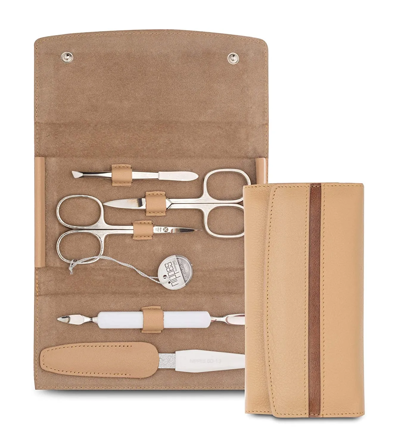 Nippes Solingen Premium Line Gap Maniküre Set 7-teilig beige