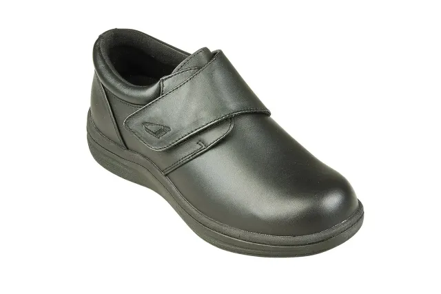 Instride Venice Herren Orthoschuh Schwarz Leder bequem