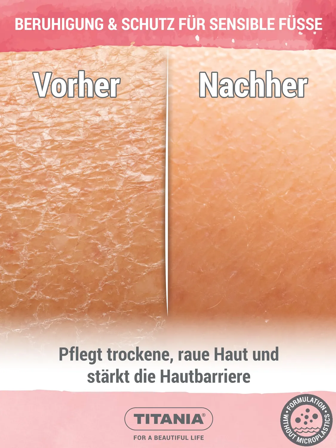 Titania Sensitiv Fußcreme 100 ml parfümfrei vegan