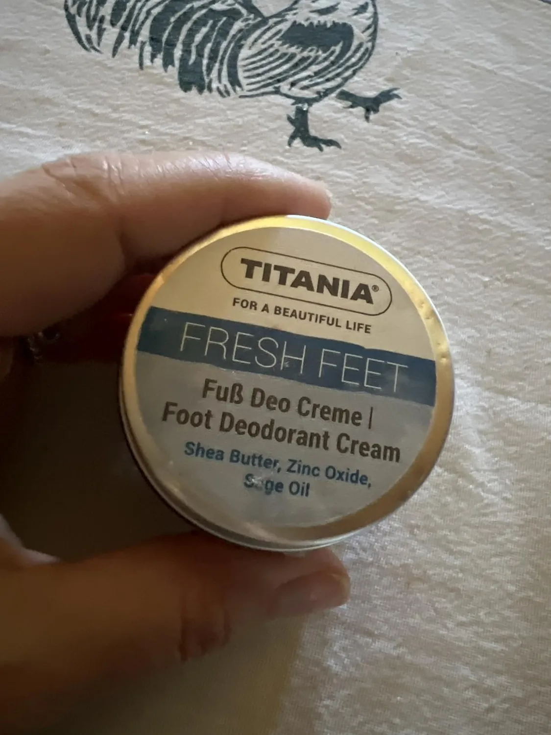 Titania Foot Fuß Deo Creme Citrus 40 ml vegan