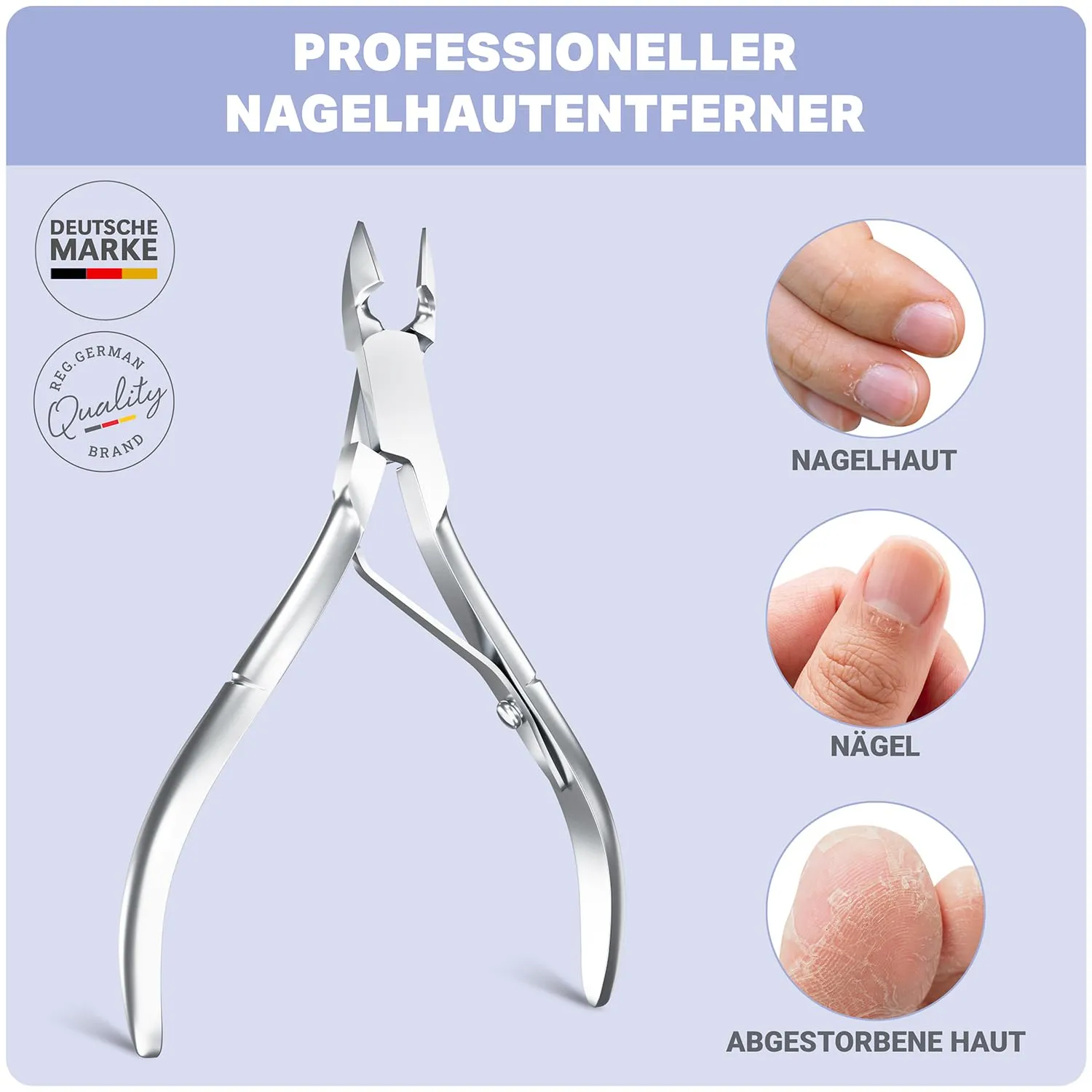 Titania Hands Nagelhautzange 10 cm Edelstahl Cutter