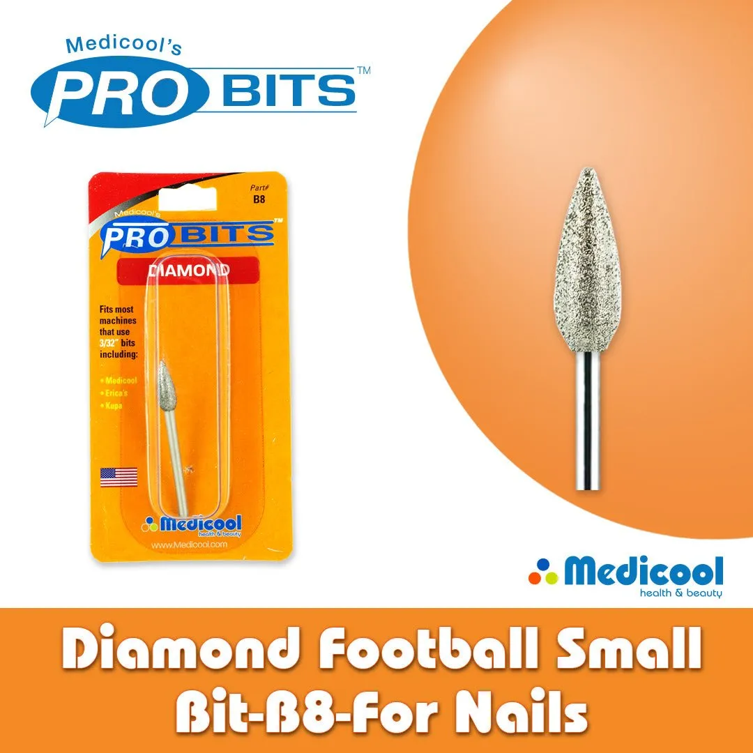 Medicool Pro Bits B8 Diamant Fräserbit einzeln für Nagelhaut