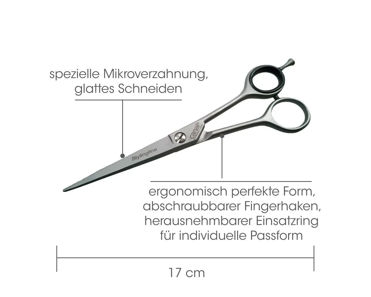 Canal Instrumente 1017-01 Haarschere rostfrei 13 cm