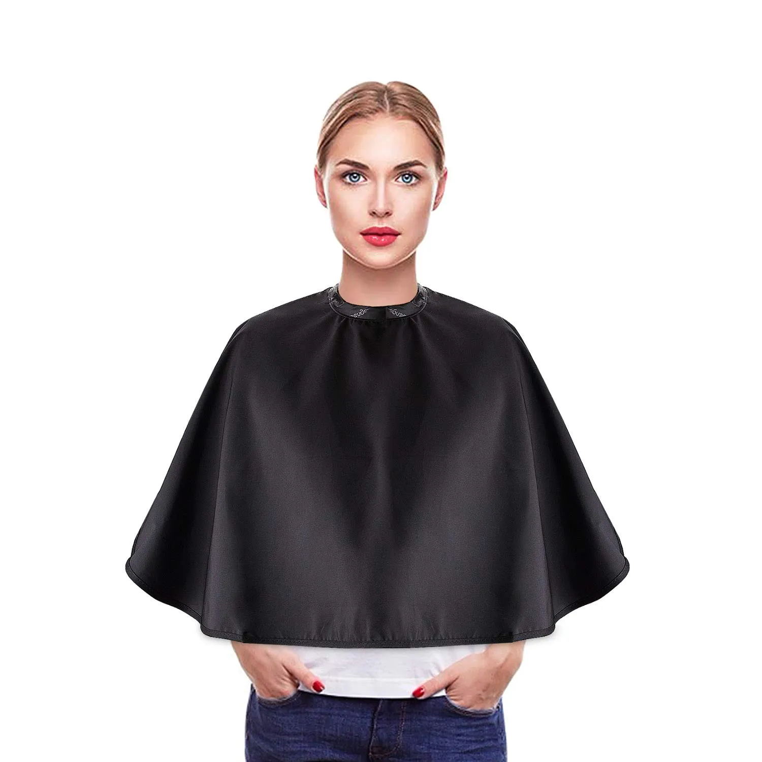 Noverlife Make-up-Umhang Schwarz 80x67 cm Nylon