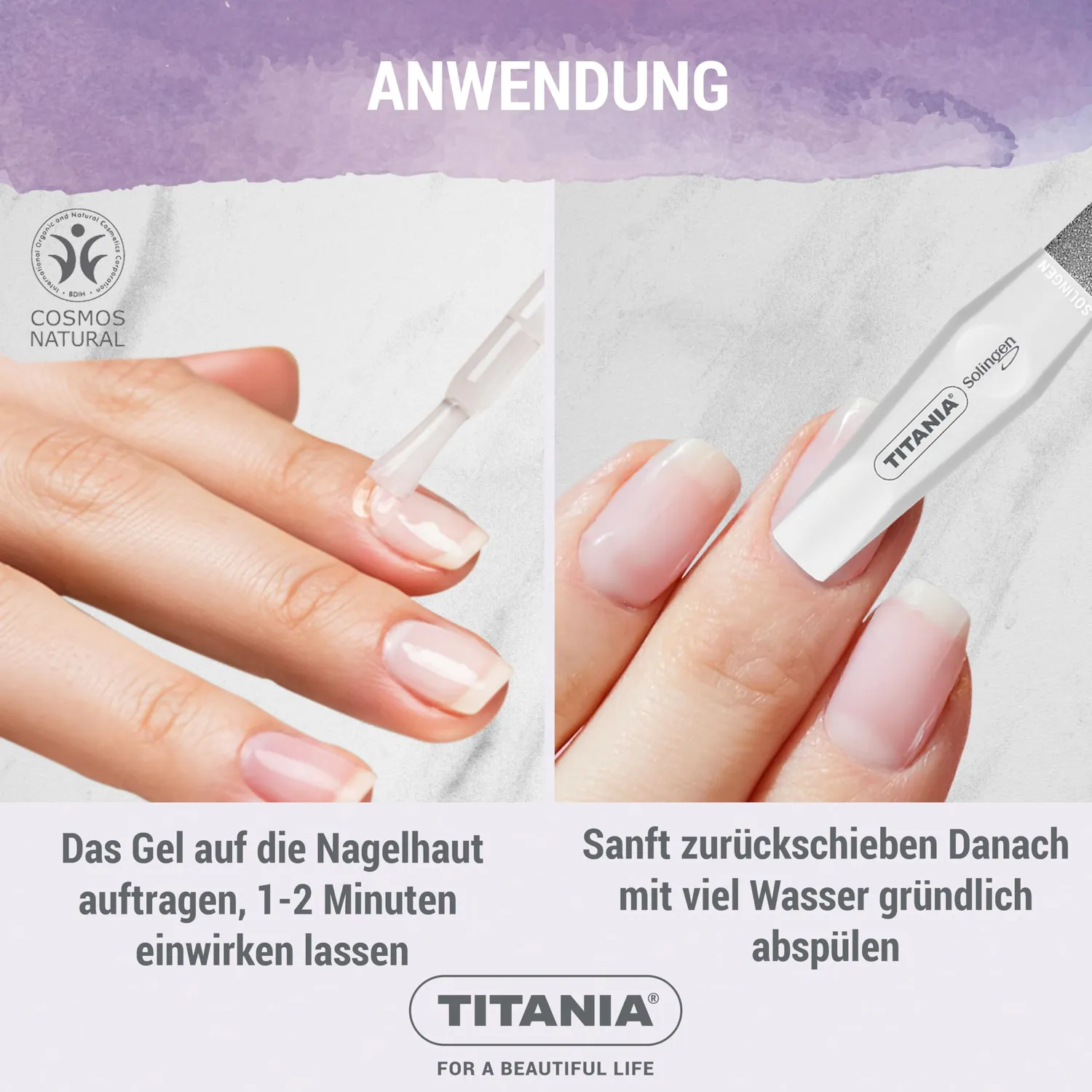 Titania Aloe Nagelhautentferner Gel 12 ml vegan