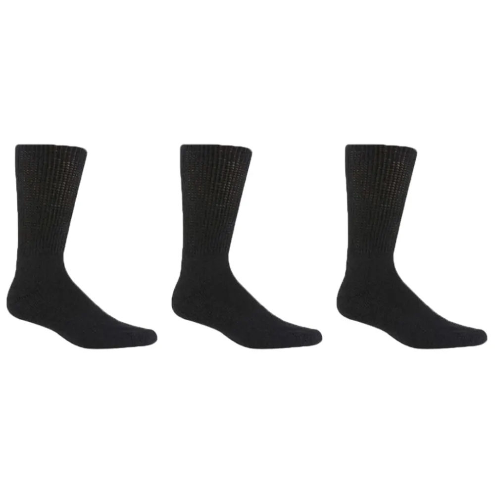 Medicool DiaSox Diabetikersocken Schwarz 1 Paar Cool-Cotton