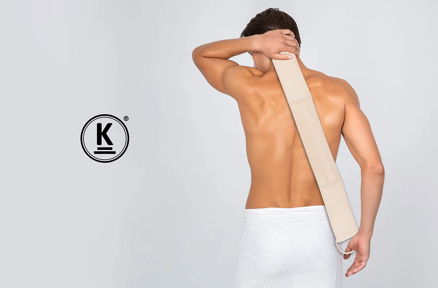 K-Pro Luffa Rückenschrubber 77 cm Massagegurt