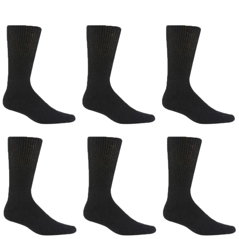 Medicool DiaSox Diabetikersocken Schwarz 1 Paar Cool-Cotton