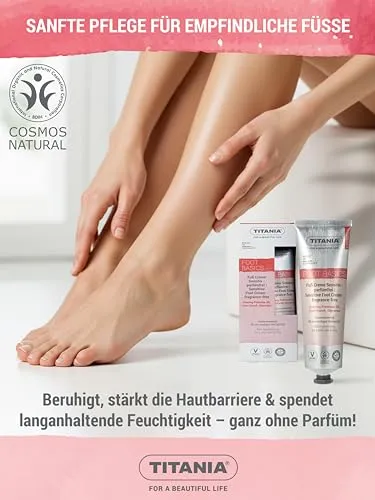 Titania Sensitiv Fußcreme 100 ml parfümfrei vegan