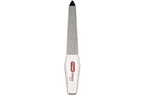 Titania Solingen Saphir-Nagelfeile 15 cm mit Hautschieber