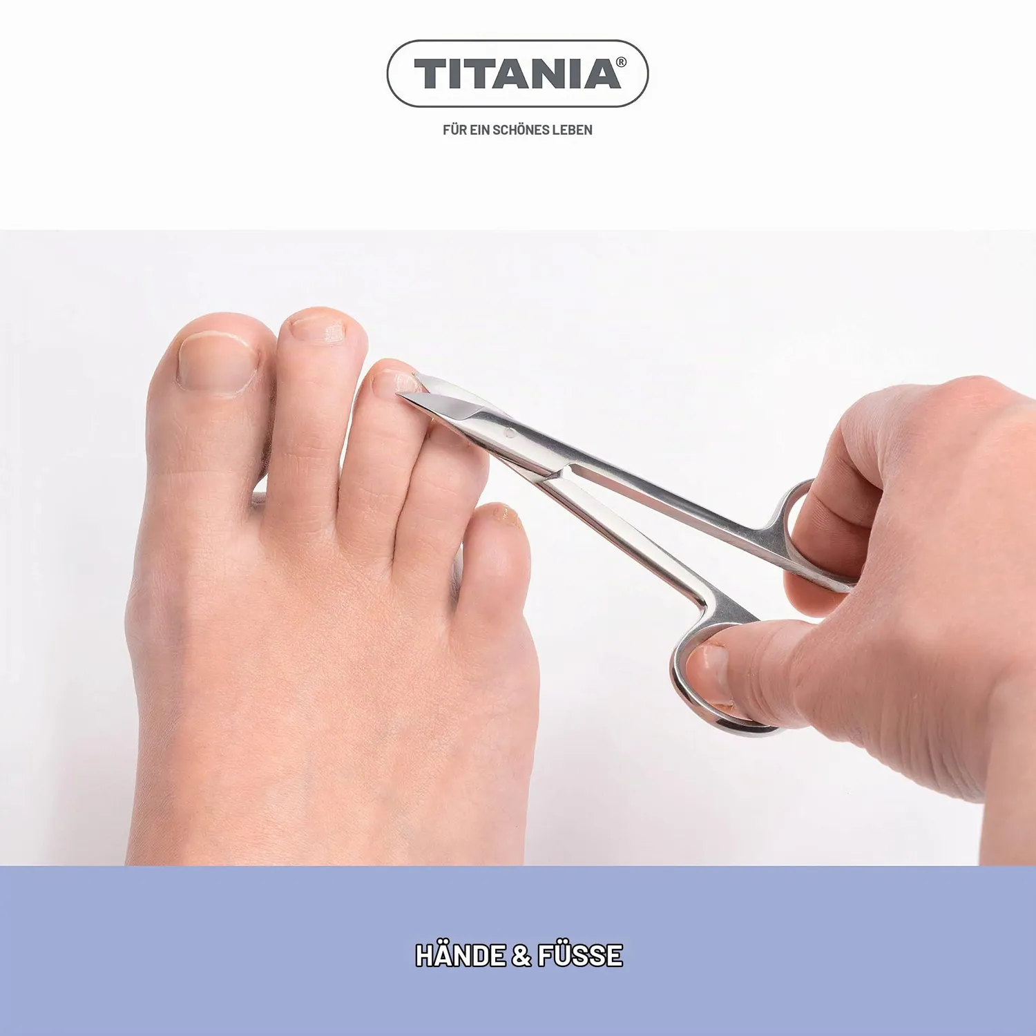 Titania Fußnagelschere 11cm Edelstahl extra scharf
