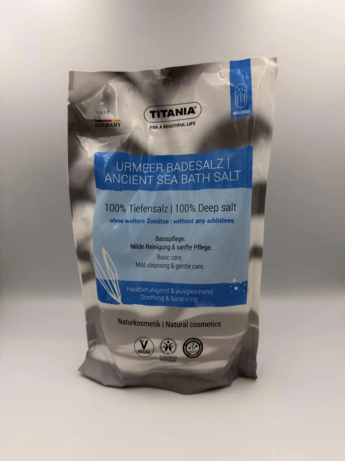 Titania Urmeer Badesalz 450 g Tiefensalz pur