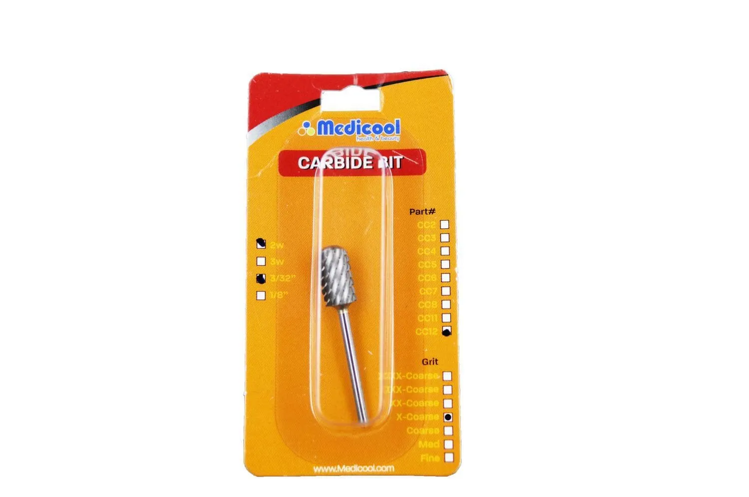 Medicool TWS-CC12 Silver Carbide Fräsaufsatz mittel 3/32