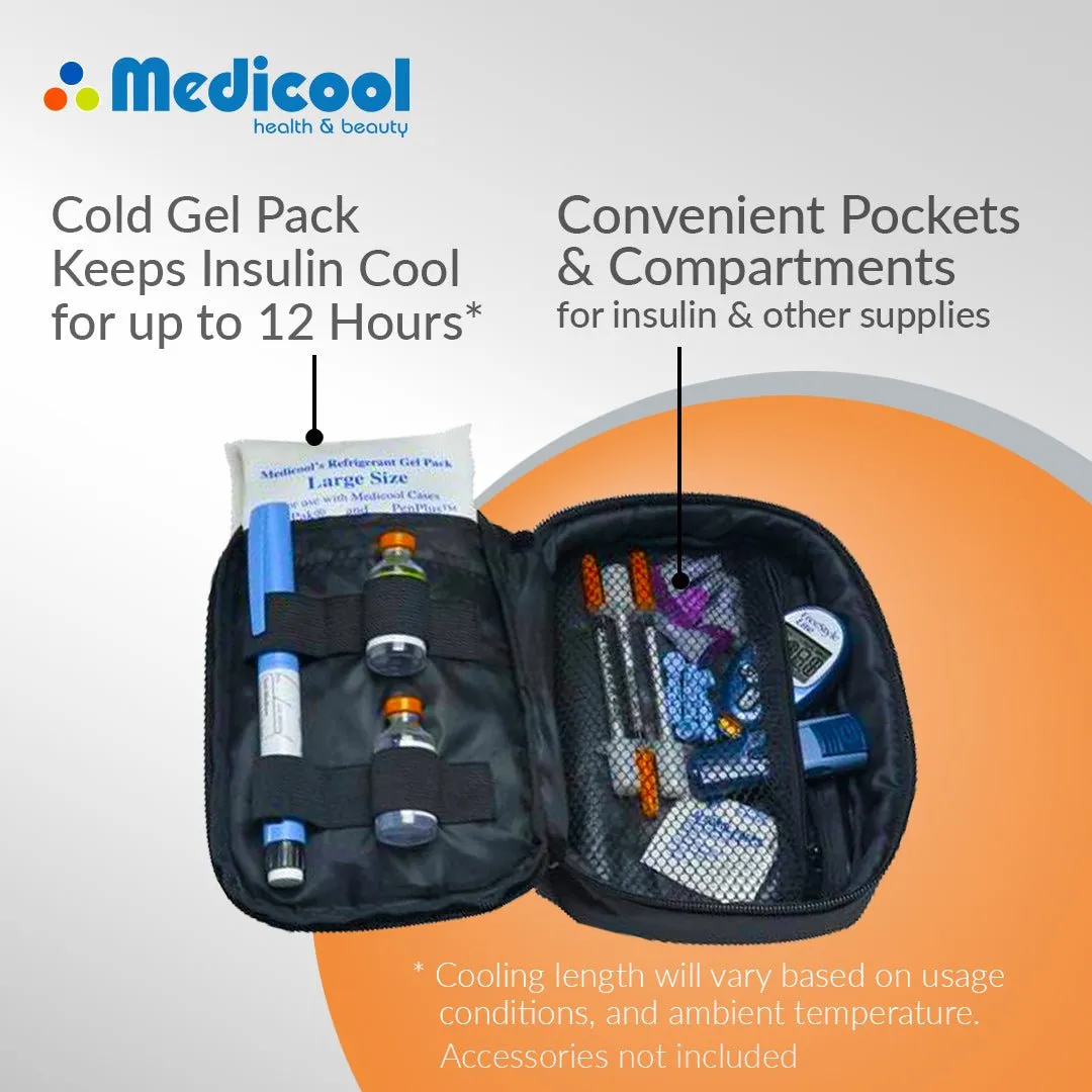 Medicool Organizer Tasche + Diasox Socken Schwarz