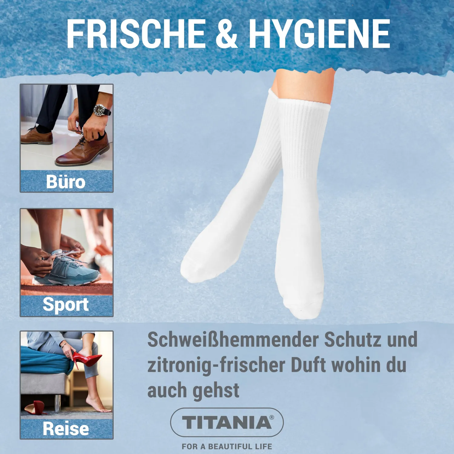 Titania Fuß Deo Spray zitrisch-frisch 150 ml vegan