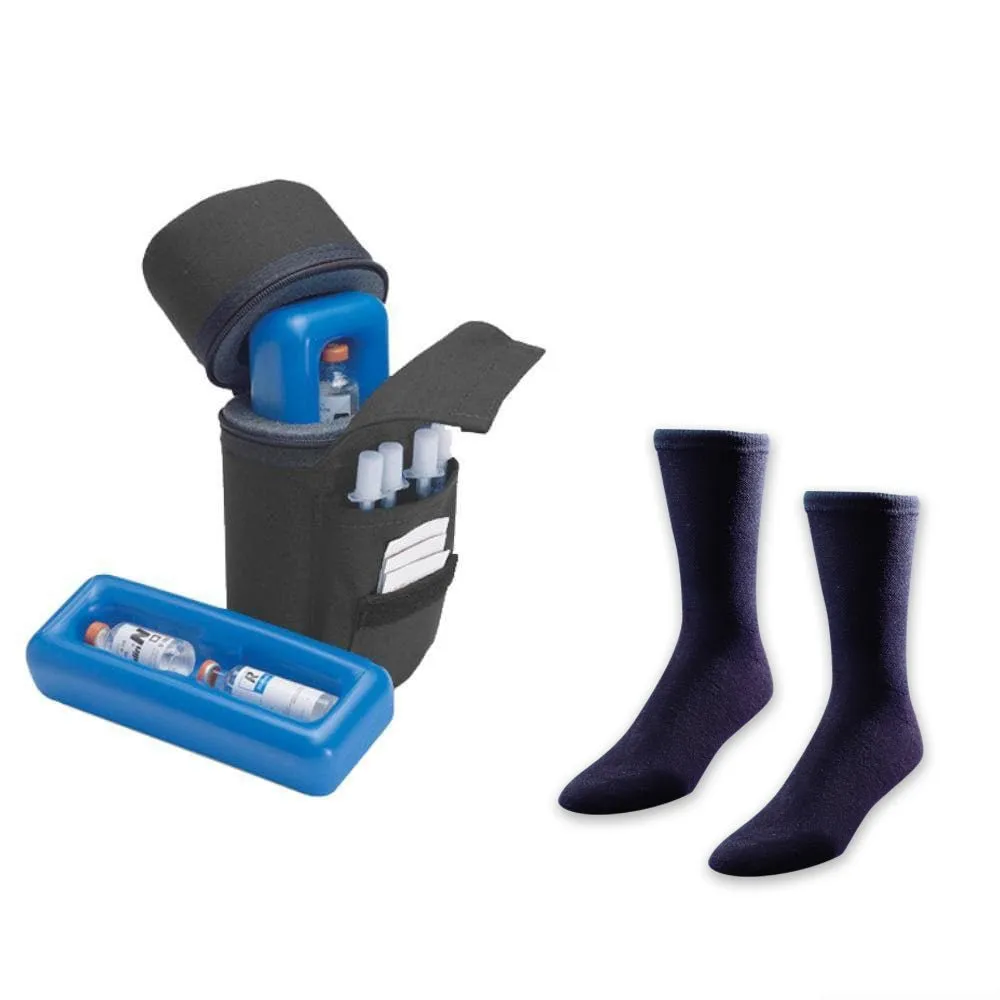Medicool Insulin Protector Kühltasche Socken Set