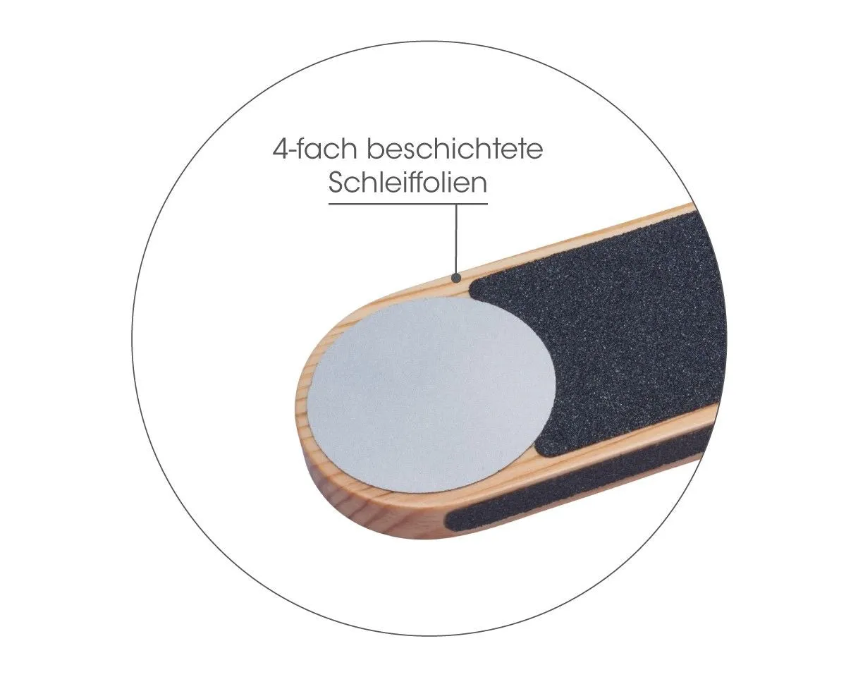 Canal Hornhautfeile 4-fach 29 cm nass trocken