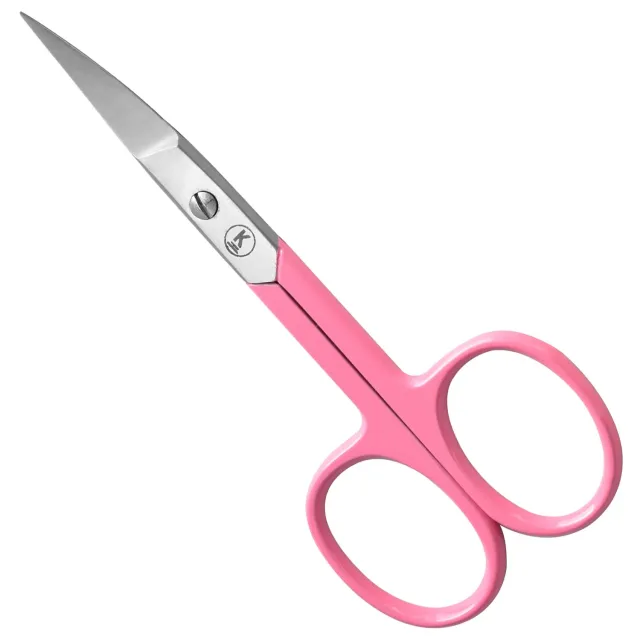 K-Pro Nagelschere gebogen Fingernägel Rosa extra scharf