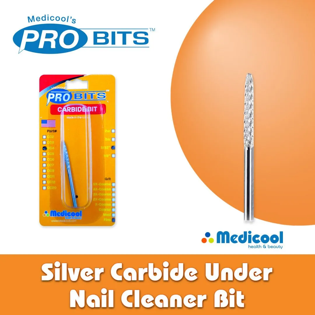 Medicool Pro Bits 5CC4 Fräserbit Unternagel Fein 3/32