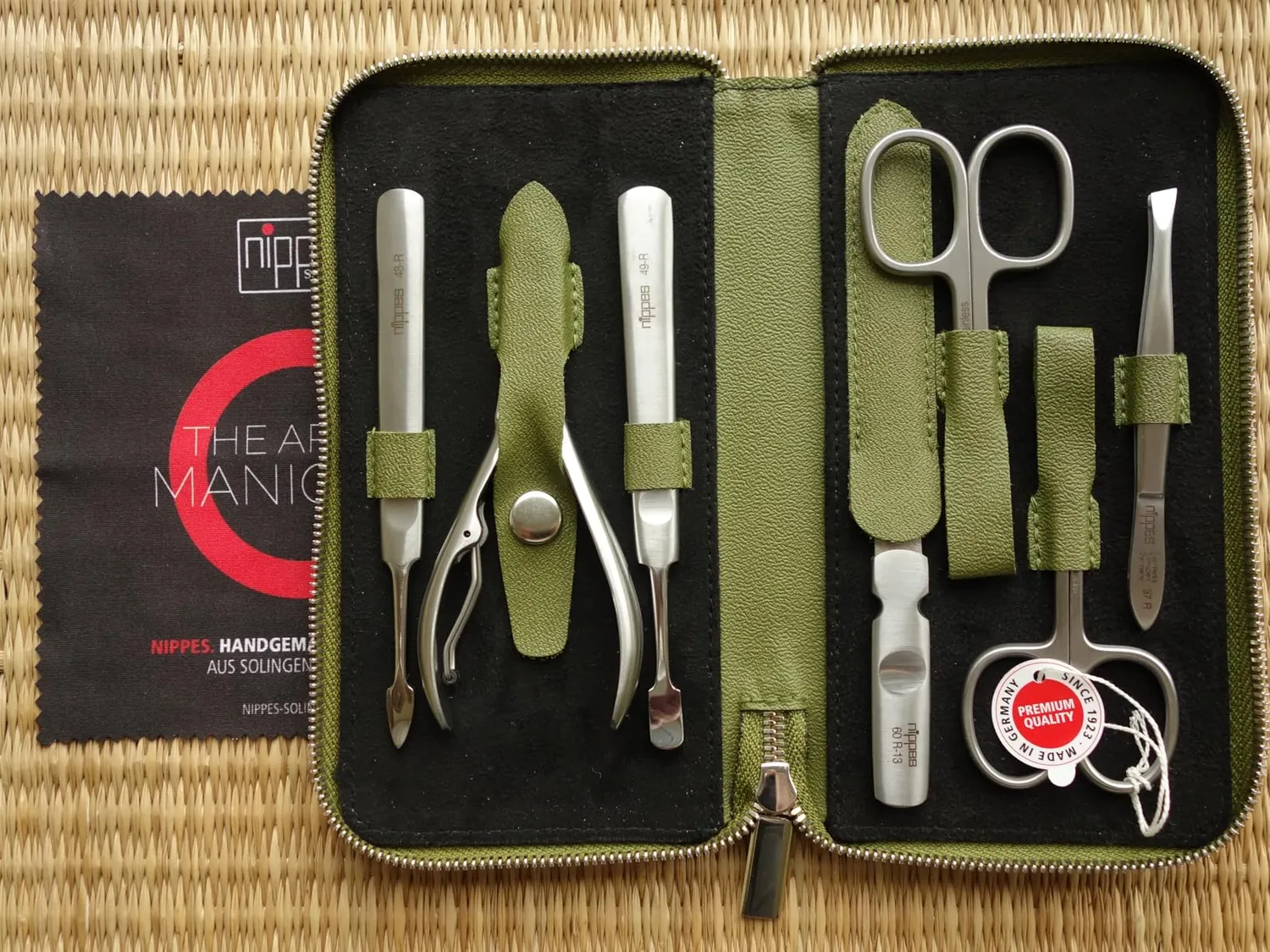Nippes Solingen Verde Maniküre-Set 3-teilig Eukalyptus vegan