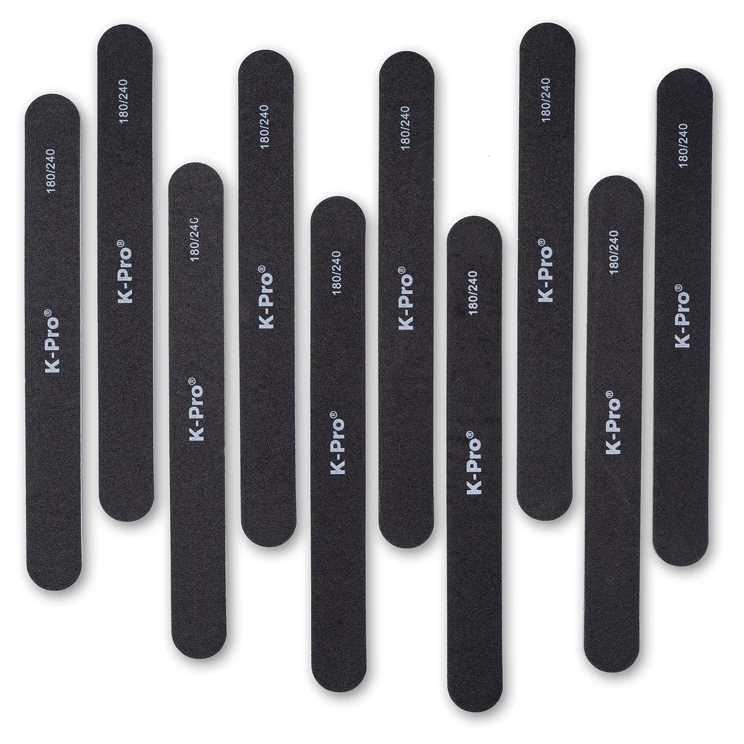 K-Pro Sandblatt Nagelfeile 180/240 10er Set