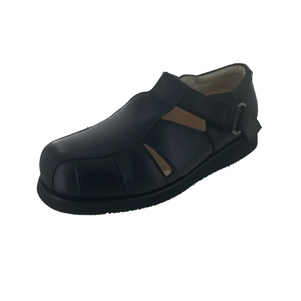 Medicool Mt. Emey Halbschuh Schwarz Leder Weit